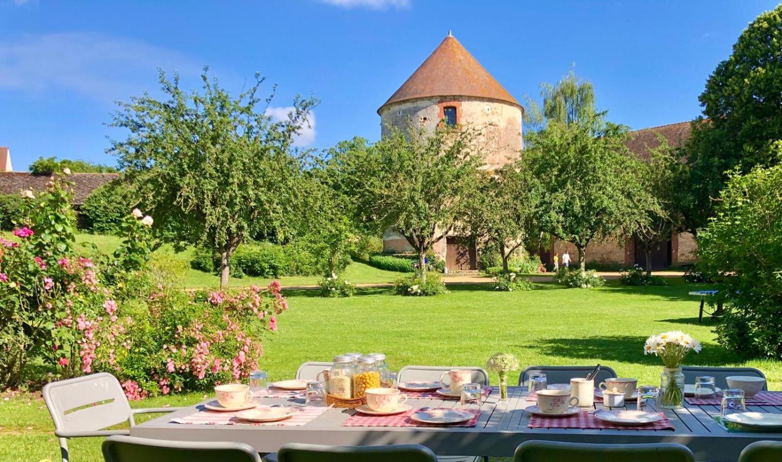 La Ferme Au Colombier Bed & Breakfast Neron Bagian luar foto
