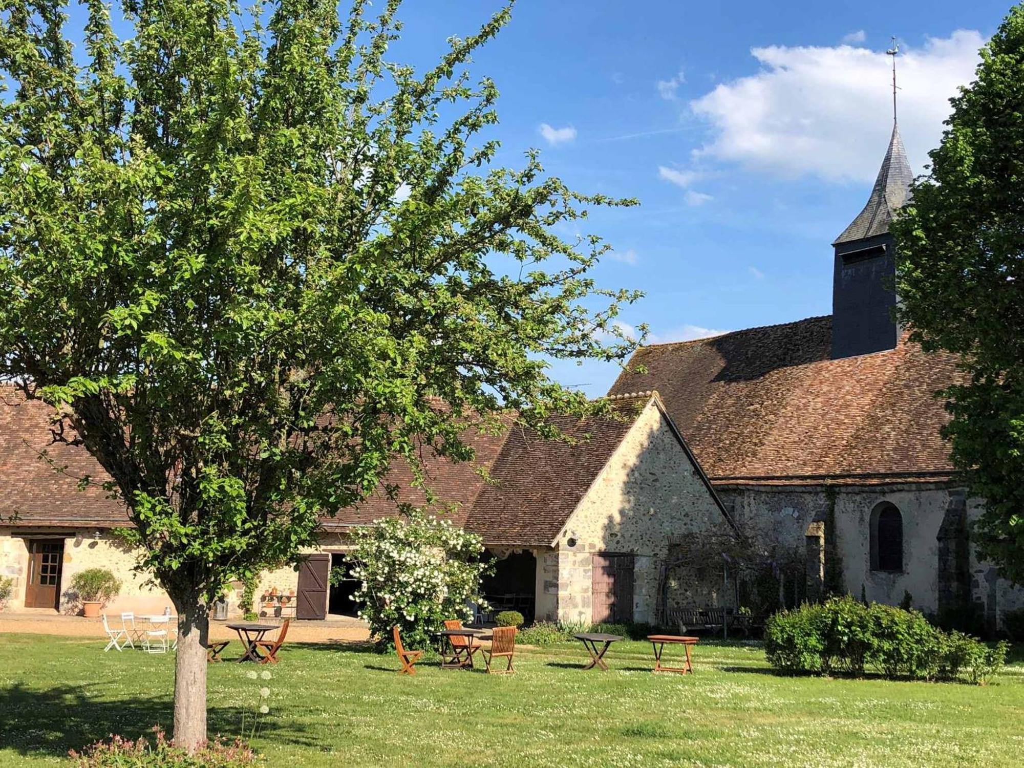 La Ferme Au Colombier Bed & Breakfast Neron Bagian luar foto